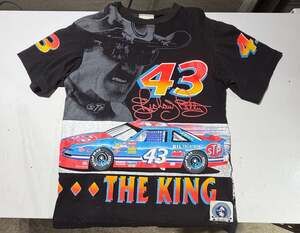 VTG 1992 NASCAR Richard Petty All Over Print Made In USA Graphic T Shirt size M